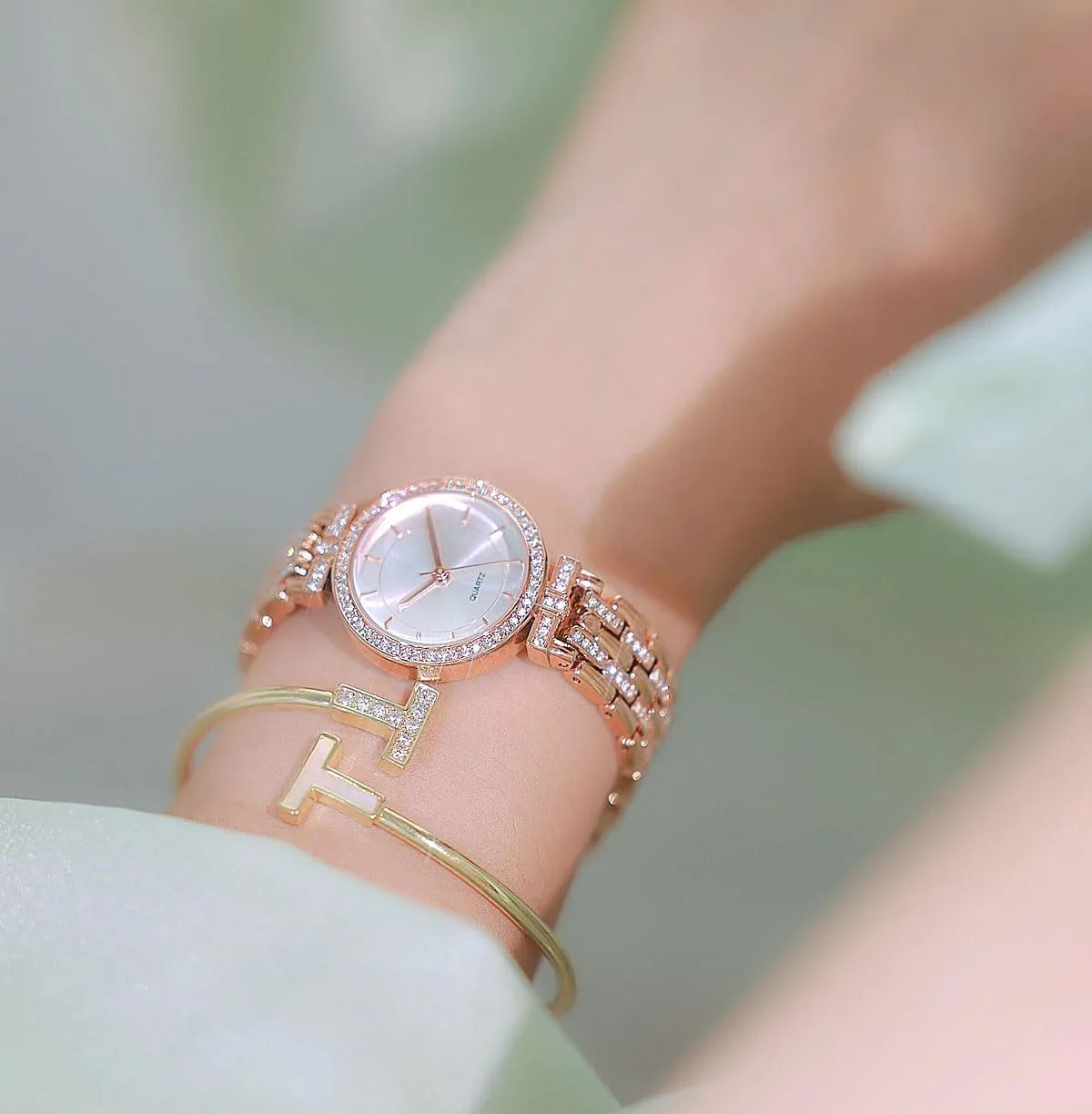 Modern Minimalist Design Quartz Watch Fashion determine ceremony trauma novice southeast prioritize Casual Adjustable Stainless Steel Band Ladies Gift Waterproof Watches ADSBIAOYE Luxury Women Diamond Bracelet Watches 