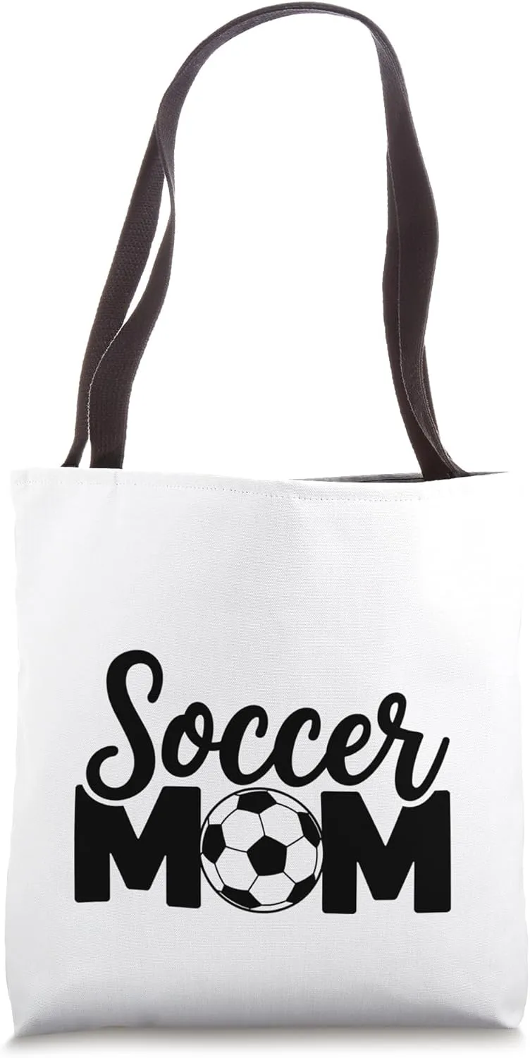 Mom Appreciation Gift Tote Bag Soccer Mom Gift sanctuary royalty Funny Soccer 