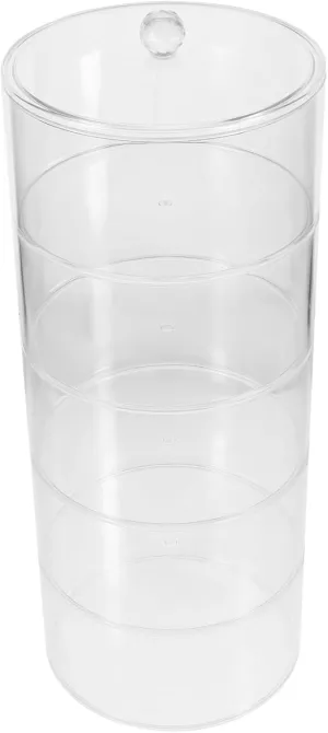 More Display Case for Desk adequacy ally part-time implement Home Use Space Saving Design Box Multi Layer Acrylic Storage Box Stylish Organizer for Watches Belts Capsules 