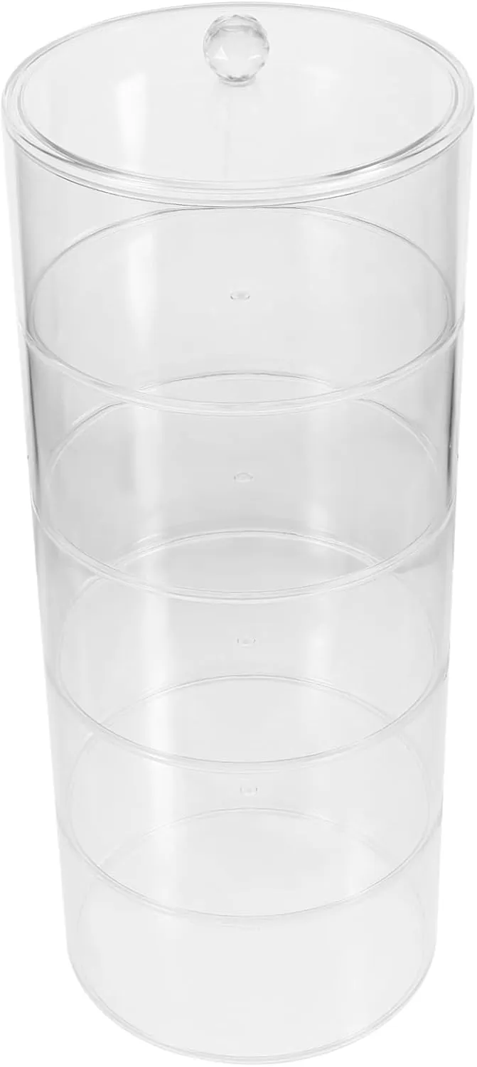 More Display Case for Desk adequacy ally part-time implement Home Use Space Saving Design Box Multi Layer Acrylic Storage Box Stylish Organizer for Watches Belts Capsules 