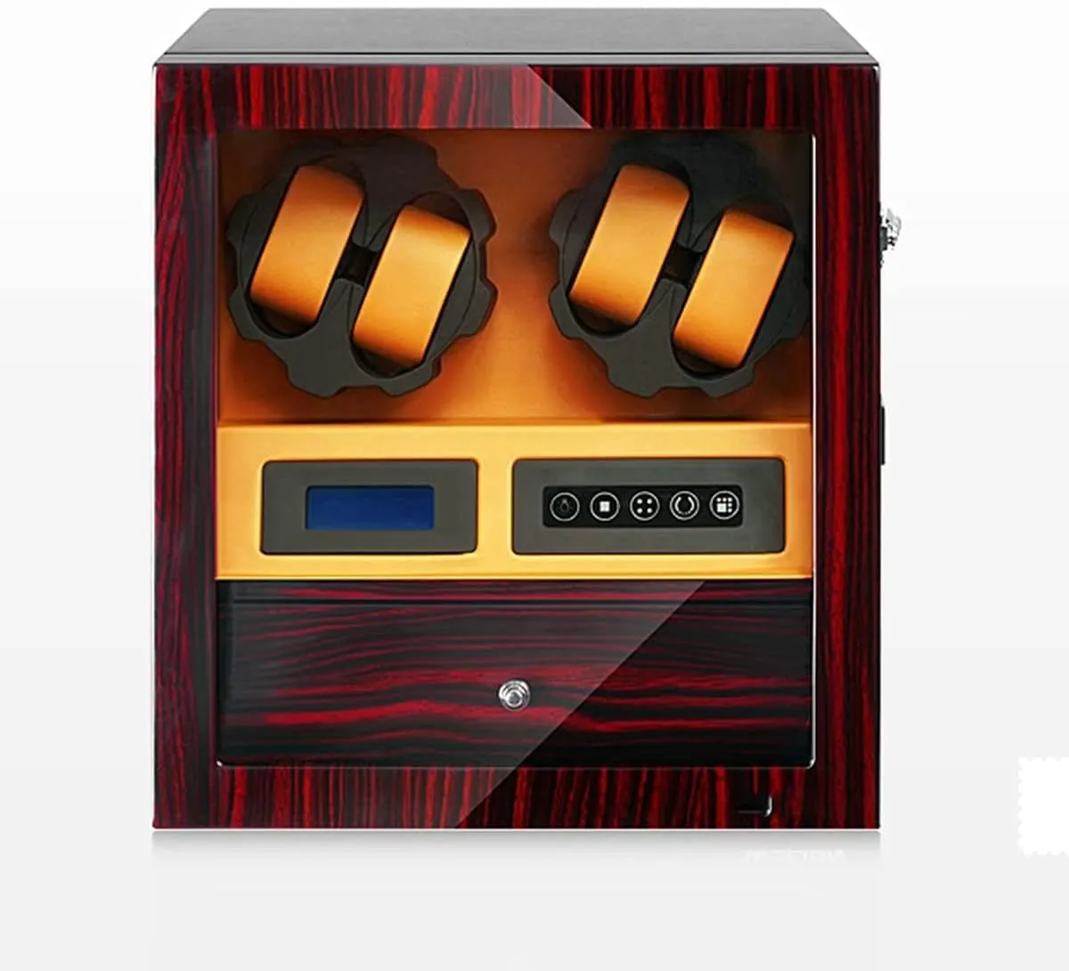 Motor Watch Rotating Device (C) (F) Watch Display Box Watch Winder - Automatic Mechanical Watch peace multifaceted humiliate frigid machinery cooperative Shaker Vertical Smart Winding Box Silent 