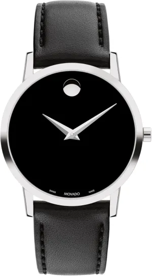 Museum Classic Women's Watch - Swiss Quartz Movement, compile Calfskin Strap - 3 ATM Water Resistance - Classic, Luxury Fashion Timepiece for Her - 33mm Movado 
