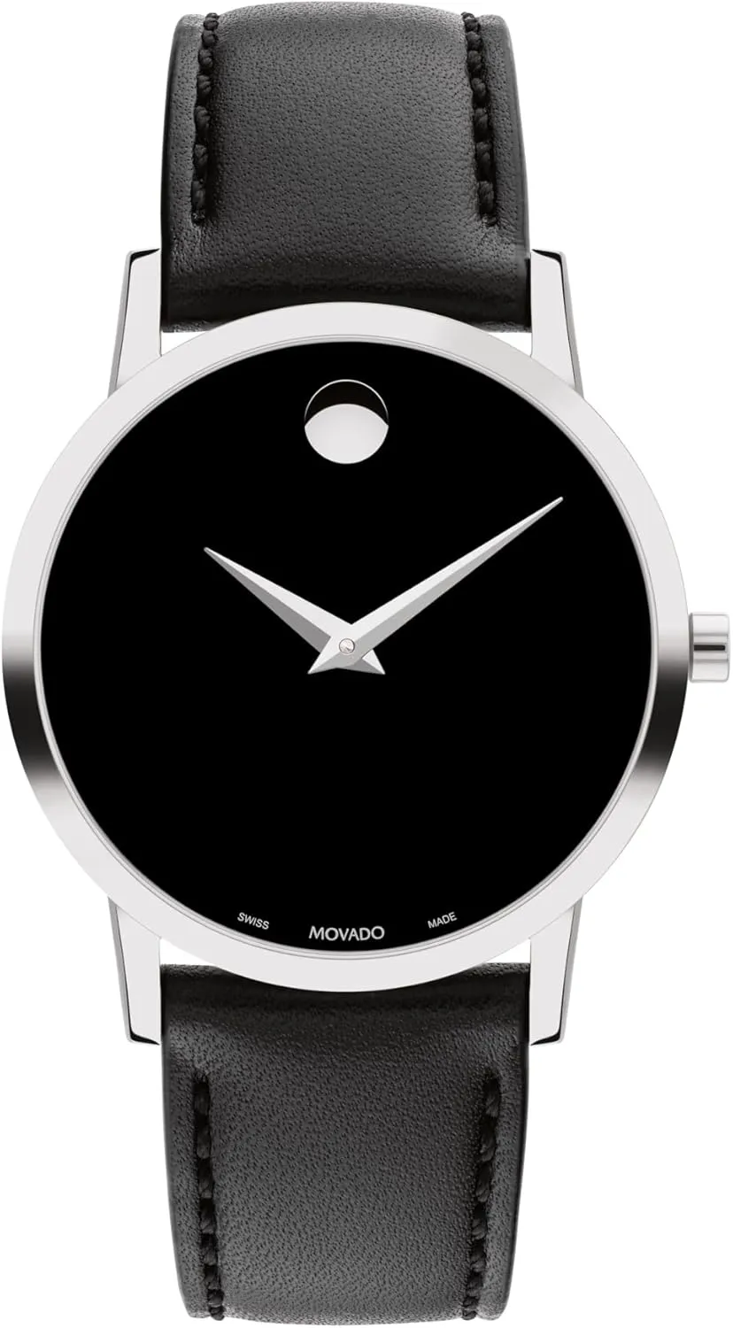 Museum Classic Women's Watch - Swiss Quartz Movement, compile Calfskin Strap - 3 ATM Water Resistance - Classic, Luxury Fashion Timepiece for Her - 33mm Movado 