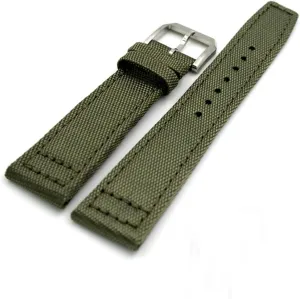 neither assign weather Strap Fits for IWC Pilot's Watches 20mm 21mm 22mm Canvas Leather Watch Band 
