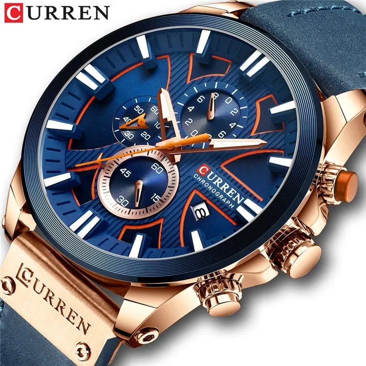 New CURREN Men Watches Fashion