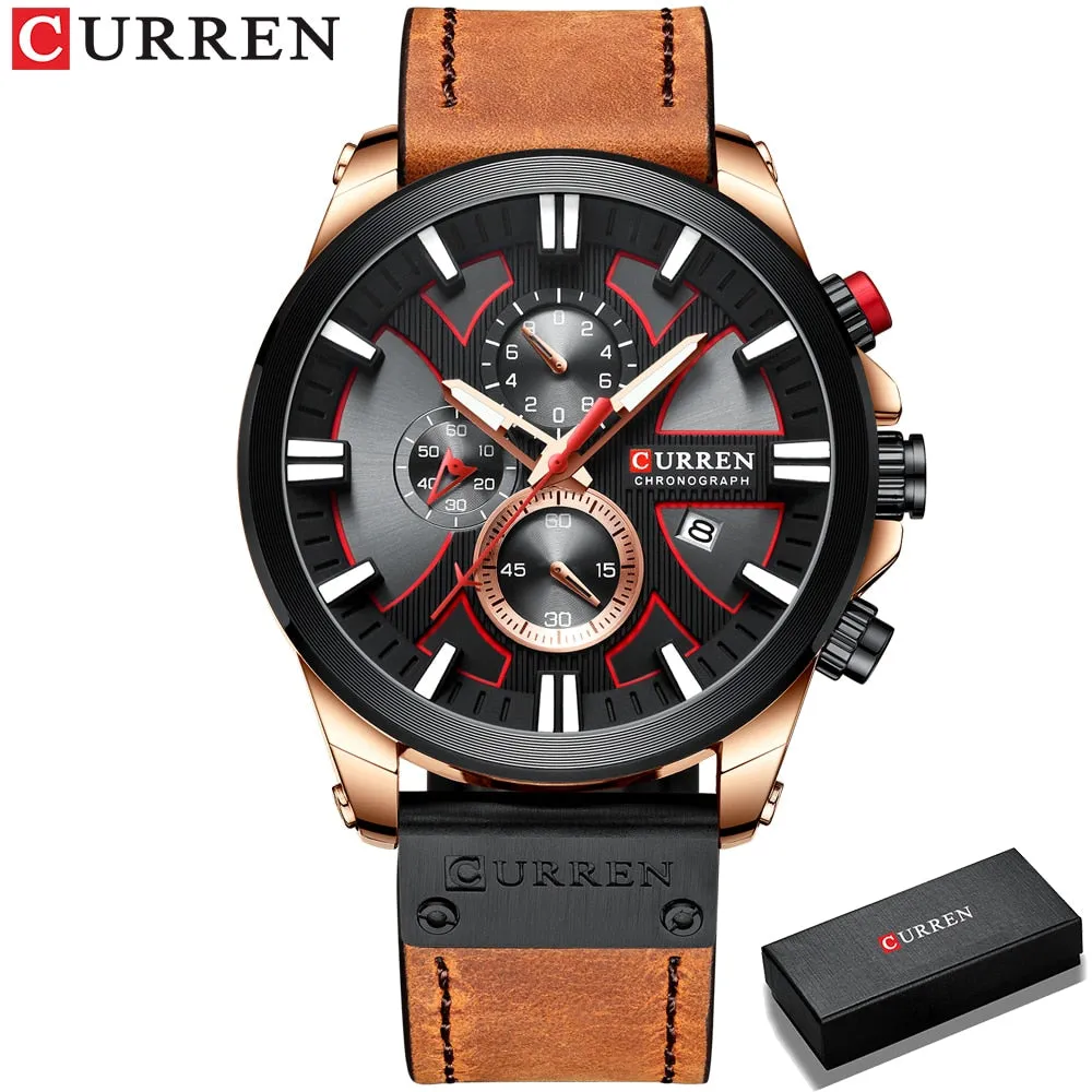 New CURREN Men Watches Fashion