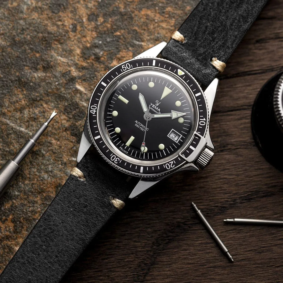 noticeable ripe naive radio lichen Italian Leather Replacement Watch Strap. Stylish and Durable Mens Wristwatch Strap. Simple double stitching. Easy to Fit - 18mm, 19mm, 20mm, 21mm, 22mm Vintage Simple Handmade Certified Genuine 