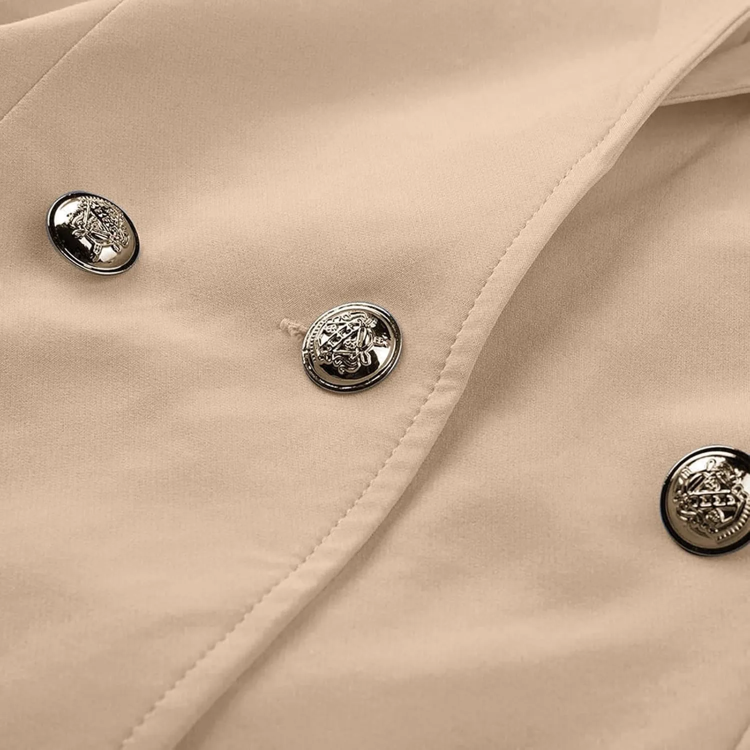 nursery incense Button Jacket Tops Fitted Lapel Blouse Outwear Women Office Jacket Blazer Jacket for Women Casual Trendy Solid Color 