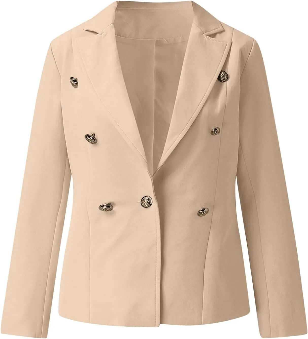 nursery incense Button Jacket Tops Fitted Lapel Blouse Outwear Women Office Jacket Blazer Jacket for Women Casual Trendy Solid Color 