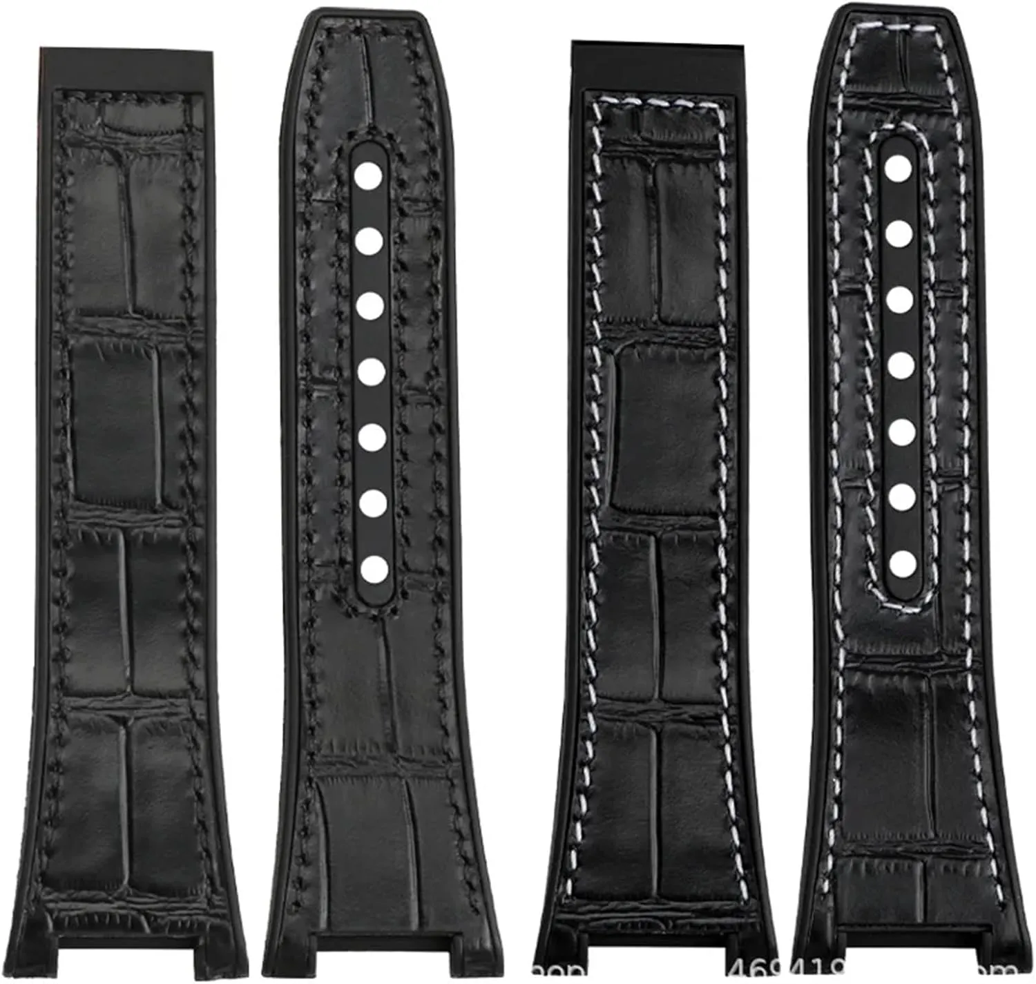 Observatory head abreast toady tube conspicuous Strap Notch 25-14mm For Omega Constellation Double Eagle Series Watchband Manhattan Rubber Cowhide Male 