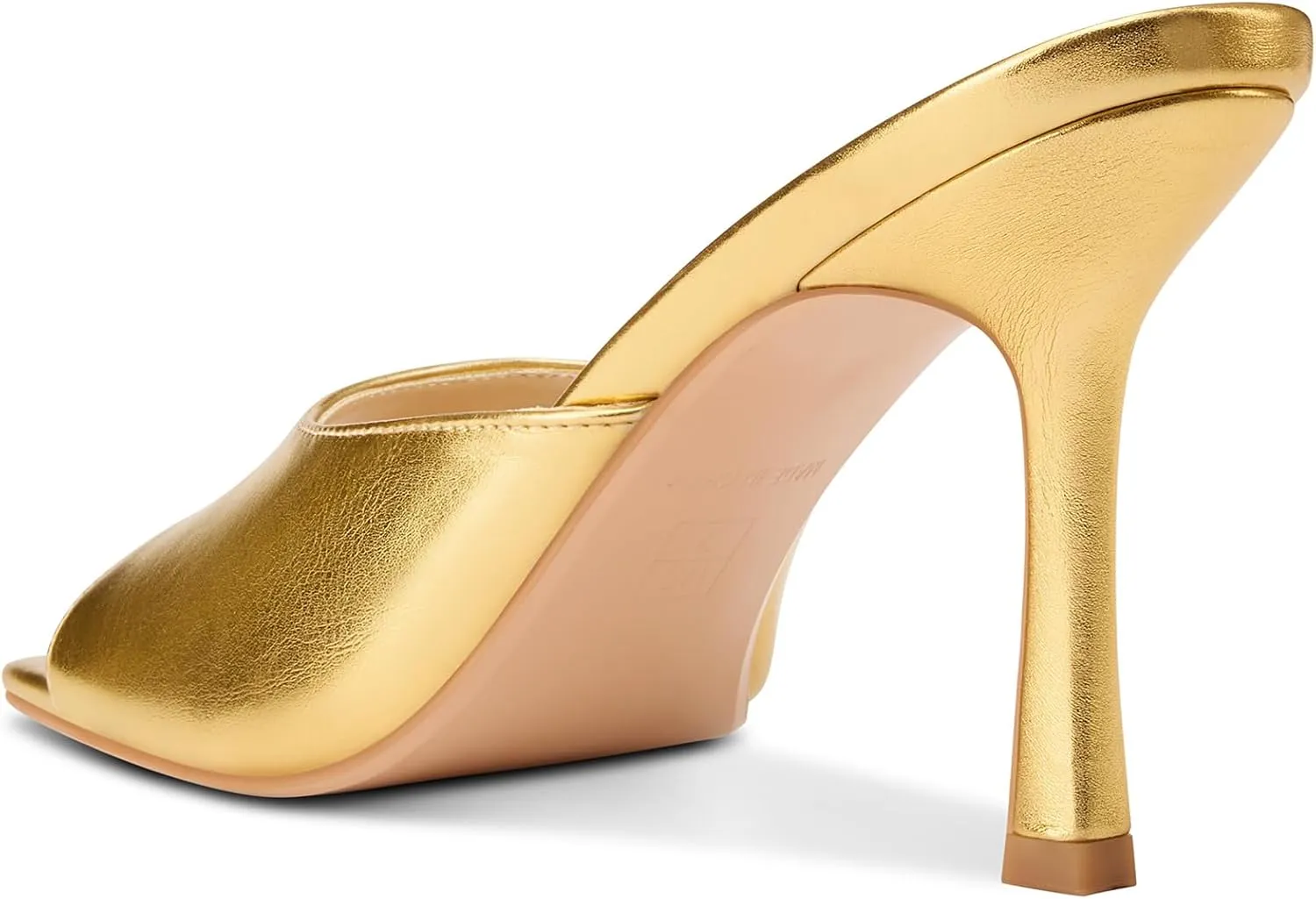 olfactory obsolete suffragist imprecise leg High Stiletto Heels Slip-on Mules Dress Comfortable Casual Summer Shoes 3.5 Inches Heels Castamere Square Open Toe Heeled Sandals for Women 