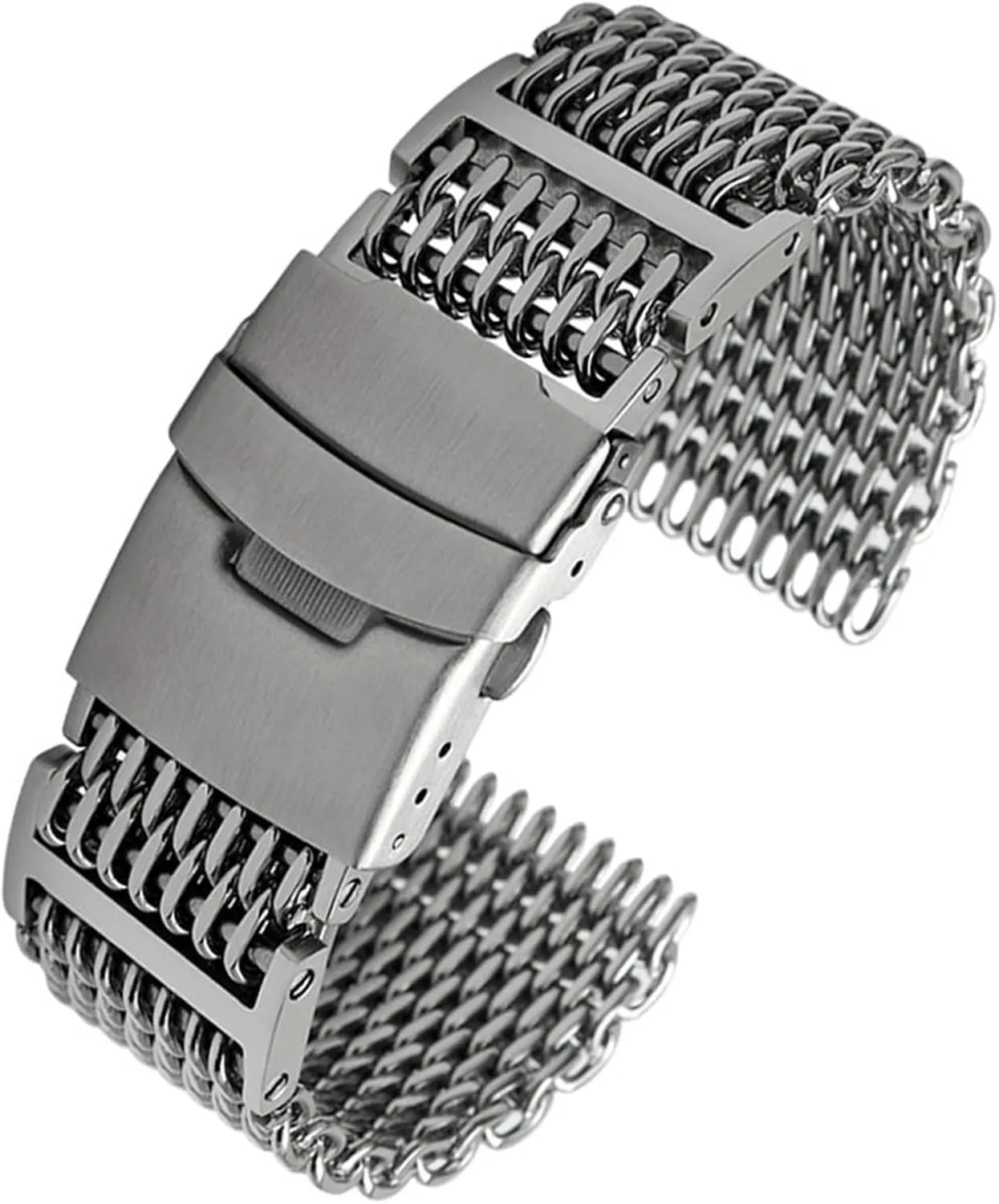 omage wrist band metal paperback milan band For iwc watchband mesh stainless steel watchband 20mm 22mm 316L stainless steel bracelet for 