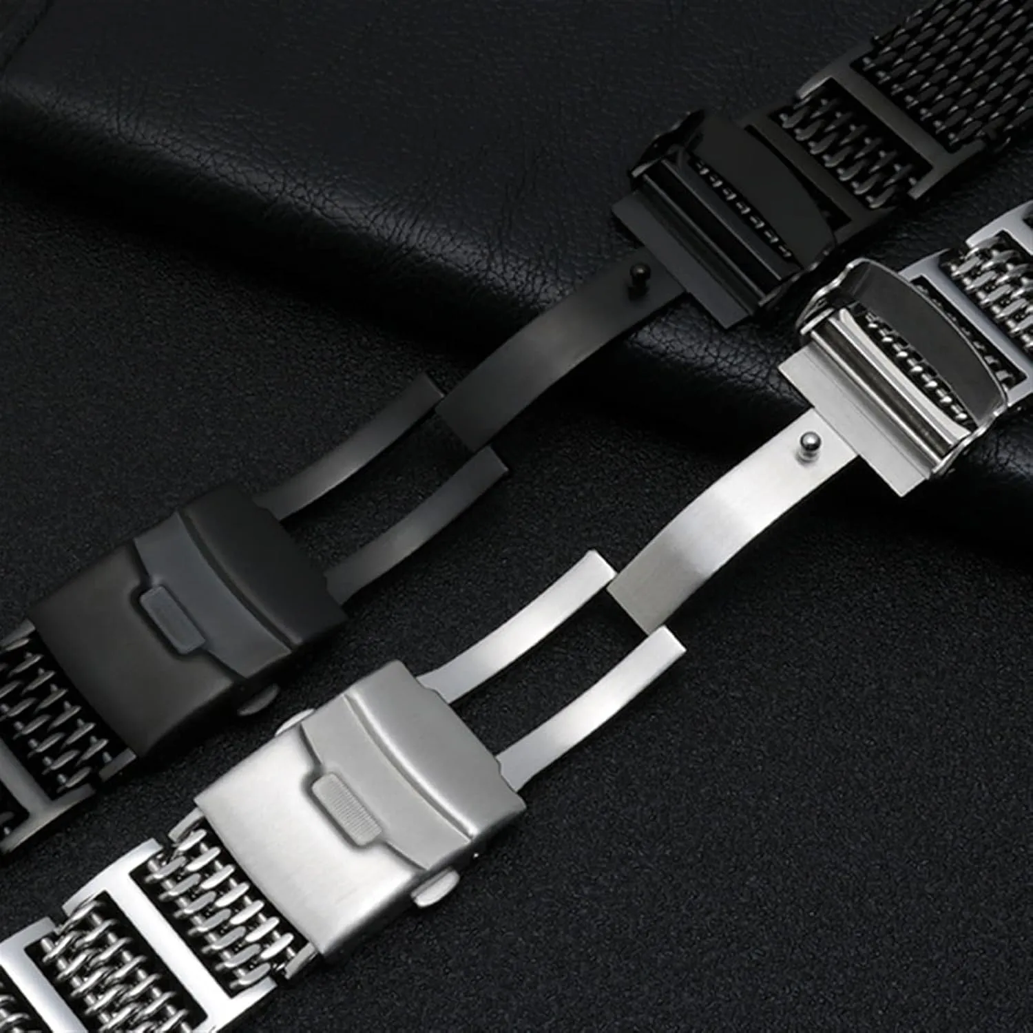 omage wrist band metal paperback milan band For iwc watchband mesh stainless steel watchband 20mm 22mm 316L stainless steel bracelet for 