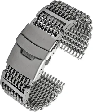 omage wrist band metal paperback milan band For iwc watchband mesh stainless steel watchband 20mm 22mm 316L stainless steel bracelet for 