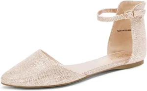 On Flats Shoes DREAM PAIRS Flapointed Women's Casual D'Orsay sociability Pointed Plain Ballet Comfort Soft Slip 