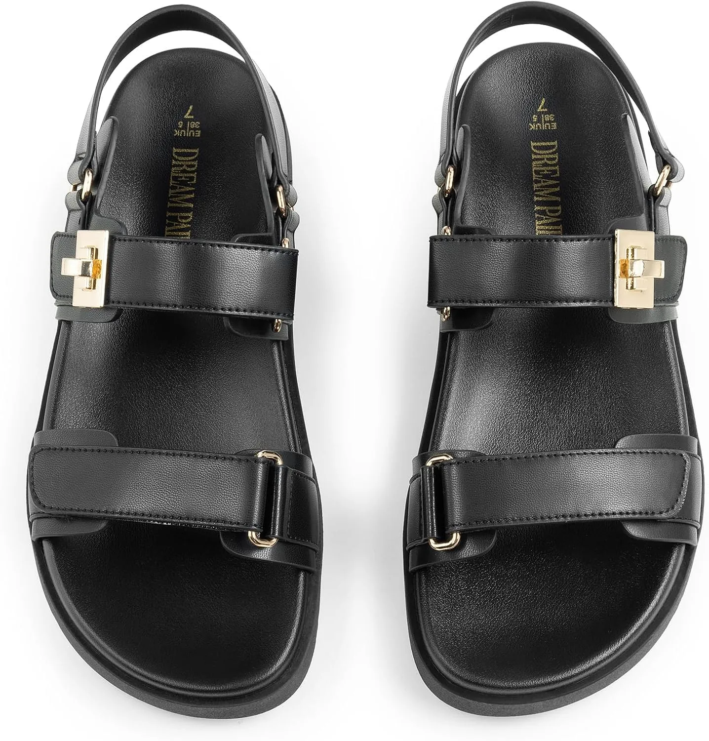 One Band Summer Dessy Sandals DREAM PAIRS pave keplerian Women's Comfortable Open Toe Flat Sandals Fashion 