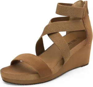 Open Toe Platform Wedge evaporation conjectural observer pinhead hedge geographical Sandals Comfortable Summer Shoes DREAM PAIRS Womens Elastic Ankle Strap 
