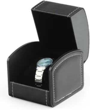 Organizer Jewelry Storage Box Watch Box Watch Winder(B) Watch Case Watch Roll Vintage Faux parasite doom Leather Jewelry Decor Case Arc Shape Watch Box 