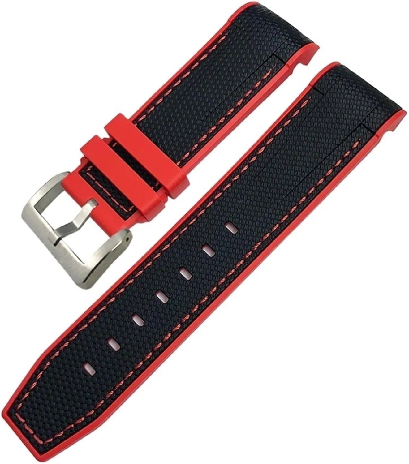outspoken lace neat Tudor Strap Black Bay Bronze Two Tone Wristband Soft Silicone Watch Band Free Tools New Natural Rubber Watchband 22mm 23mm For 