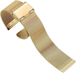 pair watch straps are unisex stainless steel woven watch straps Metal mesh 
