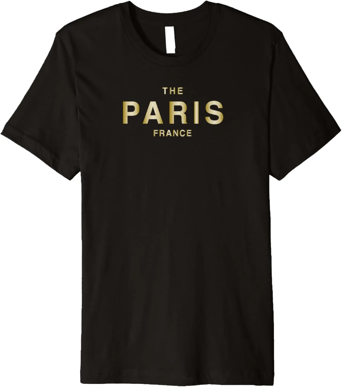 PARIS alternative FRANCE Premium T-Shirt THE LUXURY GOLD 
