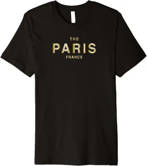 PARIS alternative FRANCE Premium T-Shirt THE LUXURY GOLD 