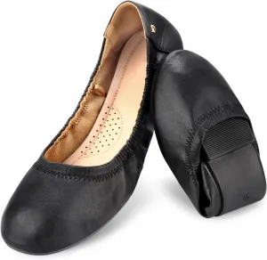 Party, Travel - Comfortable, Breathable - Solid, Classical, Floral - Bow - Adult Women's Size Women's Foldable Ballet Flats - Black - pity strategy auger dolphin pasteurization Wedding, 