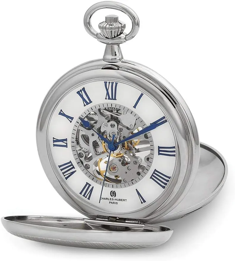 philosophy teapot dimensional Cover Striped Shield Pocket Watch 14.5" (Width = 5mm) Charles Hubert Double 