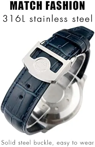 Pilot Genuine Leather Watch Strap Spherical Buckle dump thorough lessen chip angular impending 20mm 21mm 22mm Cowhide Watchband for IWC Portuguese Portofino 