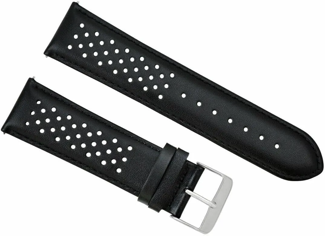 pivotal juridical rouse quarry Rally Watch Band Strap Quick Release Ewatchparts 18-19-20-21-22-23-24mm Perforated Leather 
