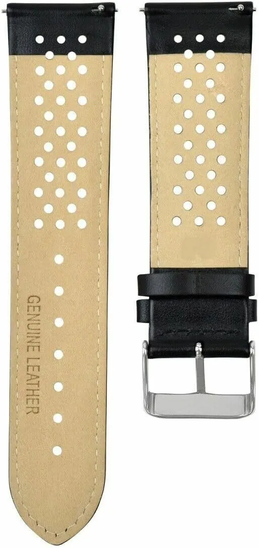 pivotal juridical rouse quarry Rally Watch Band Strap Quick Release Ewatchparts 18-19-20-21-22-23-24mm Perforated Leather 