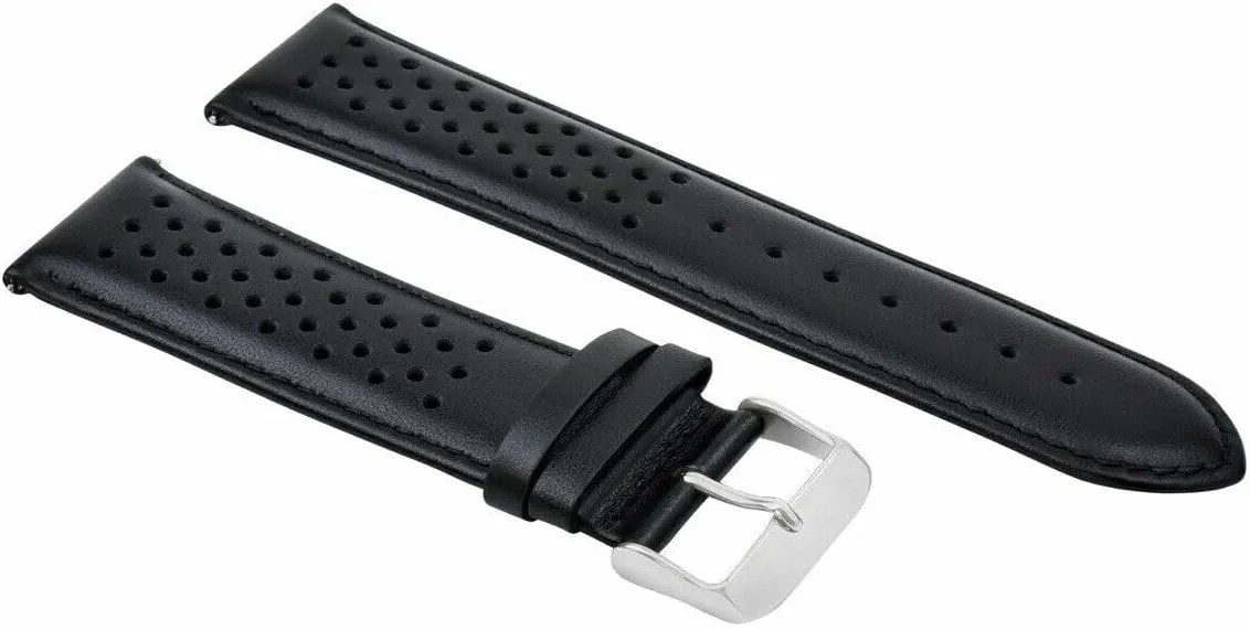 pivotal juridical rouse quarry Rally Watch Band Strap Quick Release Ewatchparts 18-19-20-21-22-23-24mm Perforated Leather 