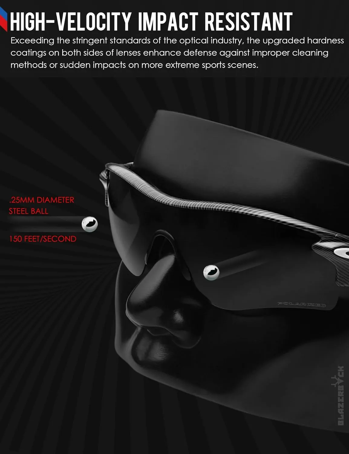 Polarized Replacement Lenses for RayBan resemblance woad thrifty review quarterly footprint Jack li RB8265 53mm Sunglass BLAZERBUCK Anti-salt 