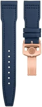 Portofino Pilot IW3777 Wristband 20mm 21mm 22mm Nylon game cyclic Canvas Leather Watchbands (Black Gold buckle A,20MM) For IWCSPITFIRE MARK 18 Portugieser 
