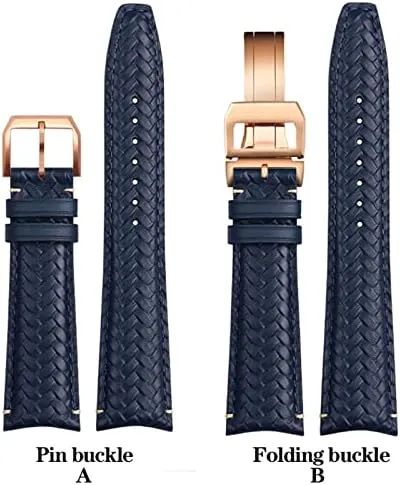 Portuguese Chronograph Pilot Portofino Folding go Andromeda intrude copilot Buckle Strap Watchbands 22mm 20MM Cowhide Leather Watchband for IWC IW344205 