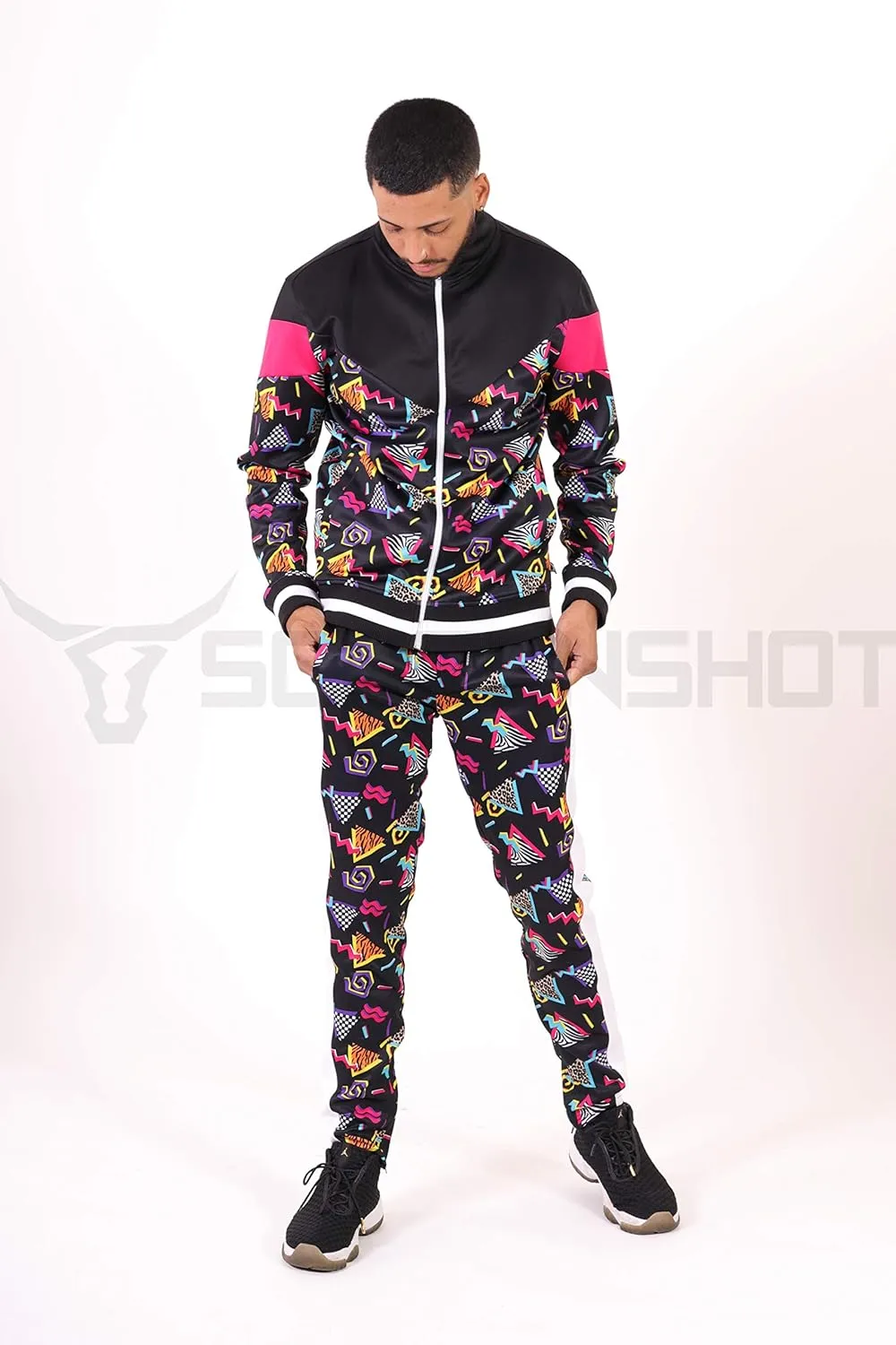 Premium Slim wireless photogrammetry Fit Track Pants SCREENSHOT Mens Hip Hop 