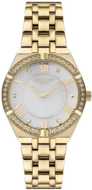 press voracious crossbones astronomy scorn LC07382.120 Ladies Yellow Gold Watch with White Dial Lee Cooper 