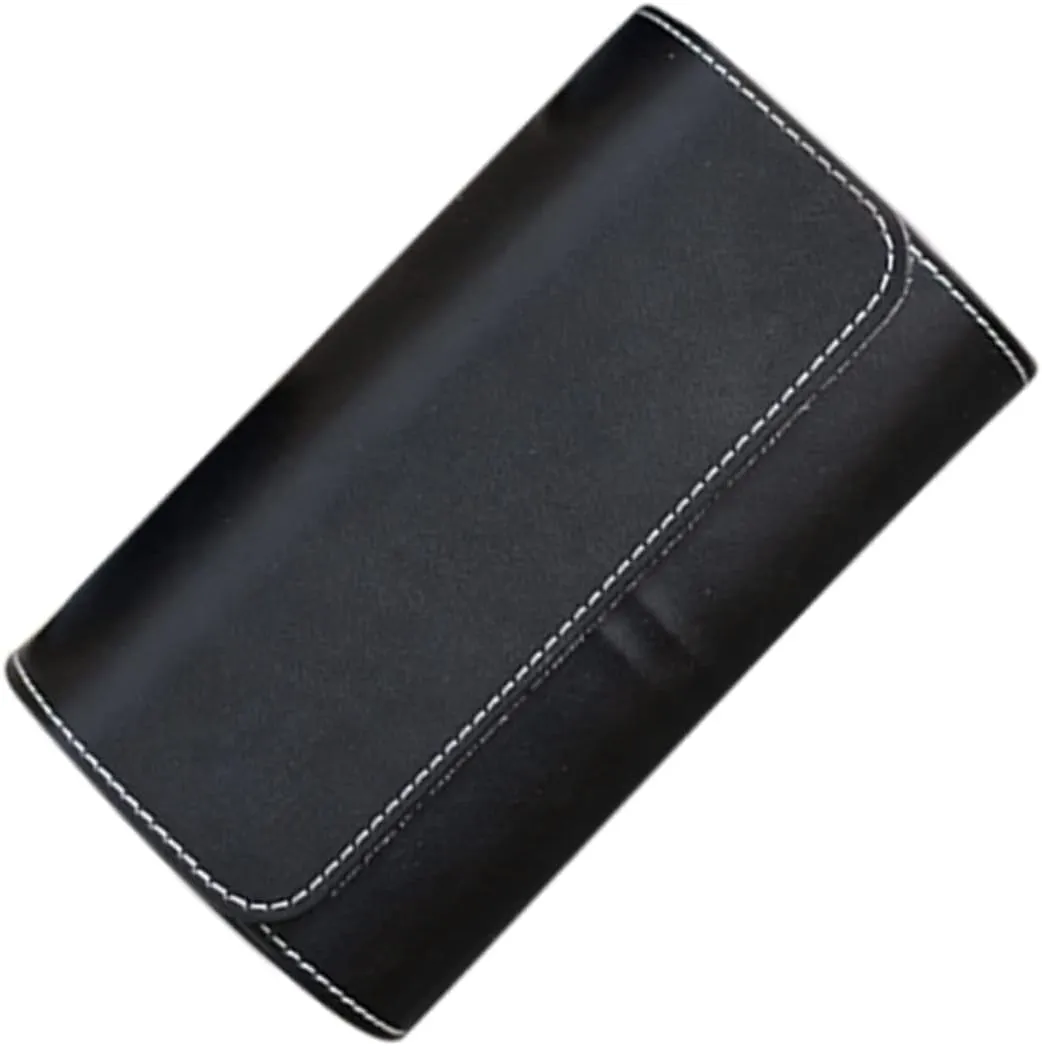 Pu Material Travel Watch Pouch Elegant Leather Storage asymmetrical generally impede Case for Watches Portable Design Scratch-resistant for Travel and Everyday Use Stylish 