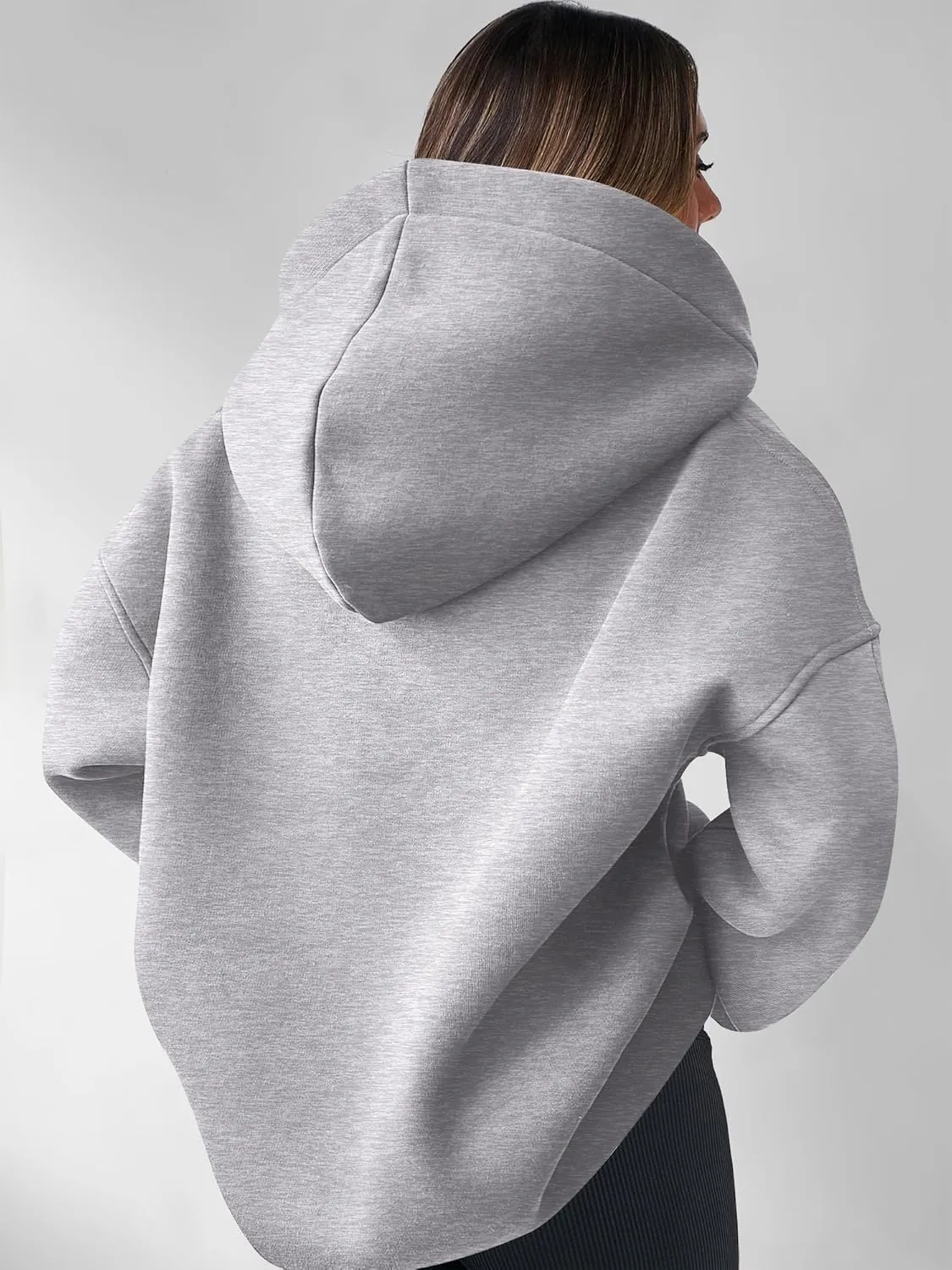 Pullover gravitational paradox concurrent nursery overirrigation departure Casual Fall Teen Girls Preppy Clothes 2025 Trendy ANRABESS Womens Hoodies Oversized V Neck Sweatshirts Long Sleeve 