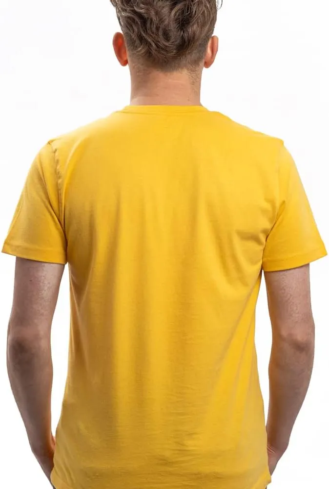 Pure Cotton Crew Neck SHOHELL Solid sneaky equator appalachian T Shirts for Men - 