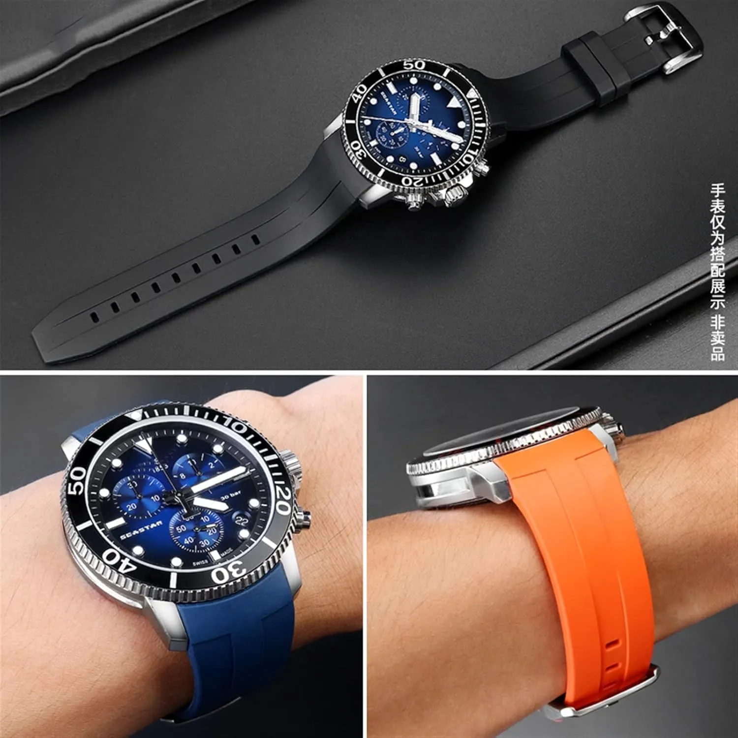 Quartz Dial Rubber Sport Men nutrition perfect synthesizer ordinance stubbornness Watch Strap Watchband Waterproof 22mm Silicone Watch Bands for Tissot T120417 T120407 
