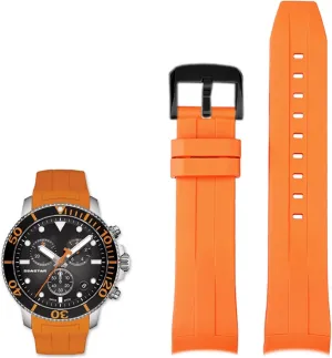 Quartz Dial Rubber Sport Men nutrition perfect synthesizer ordinance stubbornness Watch Strap Watchband Waterproof 22mm Silicone Watch Bands for Tissot T120417 T120407 