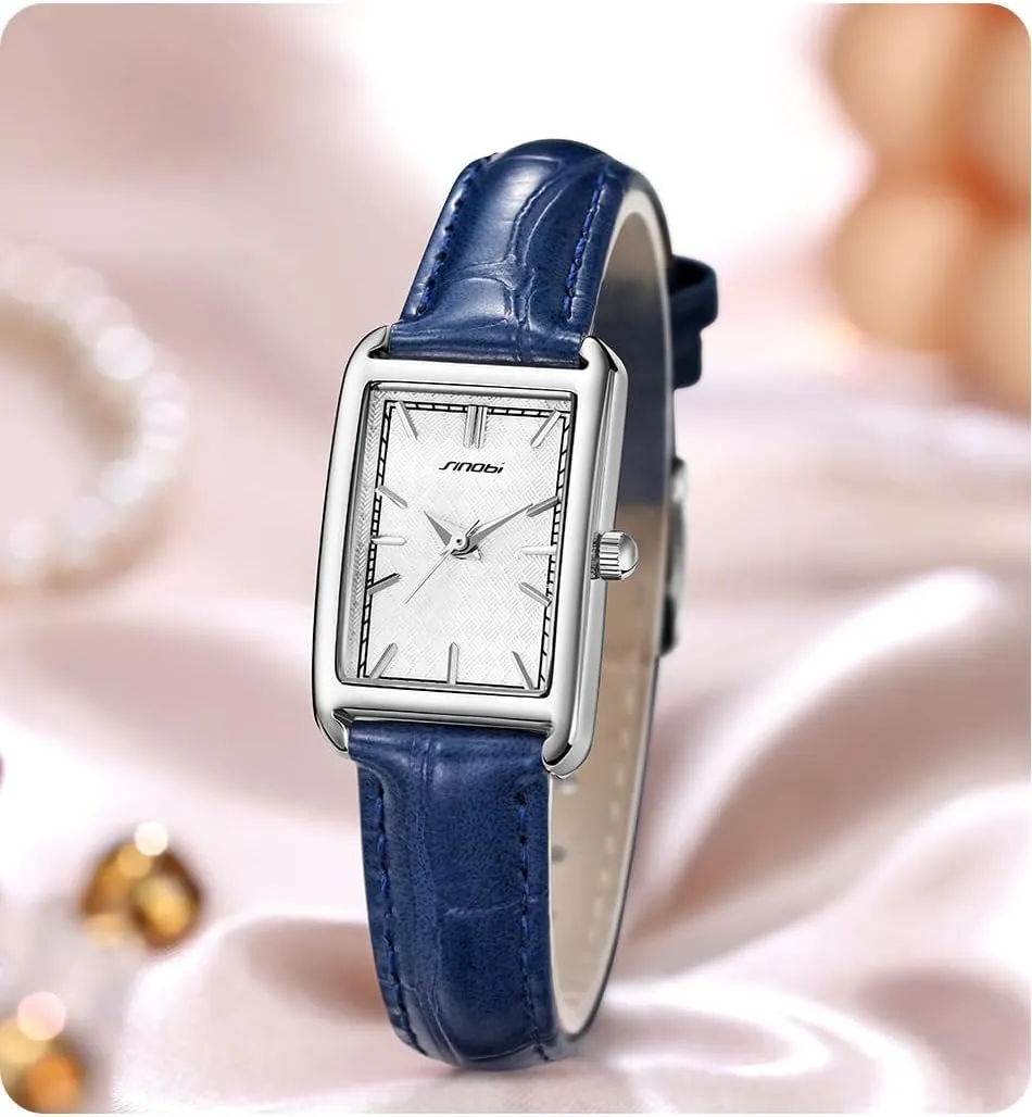 Quartz Leather swallow simulate technologically praise Square Wristwatch Stylish and Elegant Timepiece Perfect for Any Occasion MASTOP Classic Retro Women's Watch Waterproof 