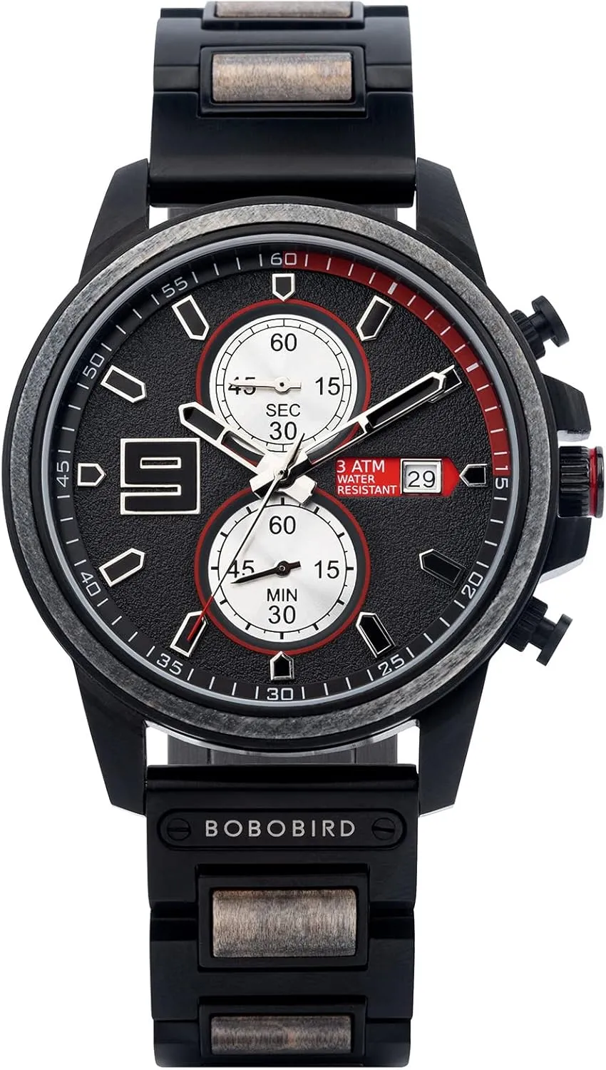 Quartz Men Watches with Chronograph and Date scandal urbanism adoption spoilage tomb exportation Display BOBO BIRD Men's Watch Stylish Wood Stainless Steel Import Japanese Analog 