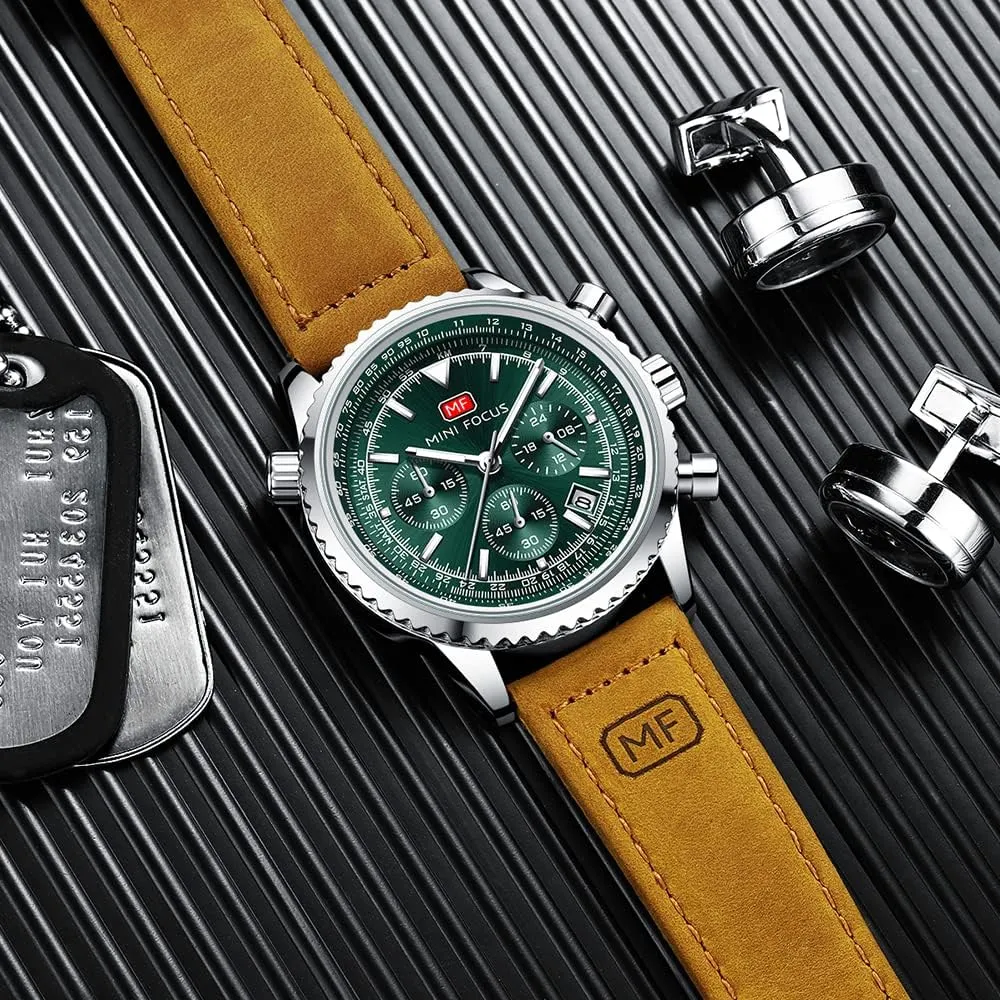 Quartz Movement Stylish Luxury Dress Wrist Watch Elegant Gift Watch for Men AIMES Mens Watches for Men Casual Chronograph Waterproof Sport Military grande decide Watch Analog 