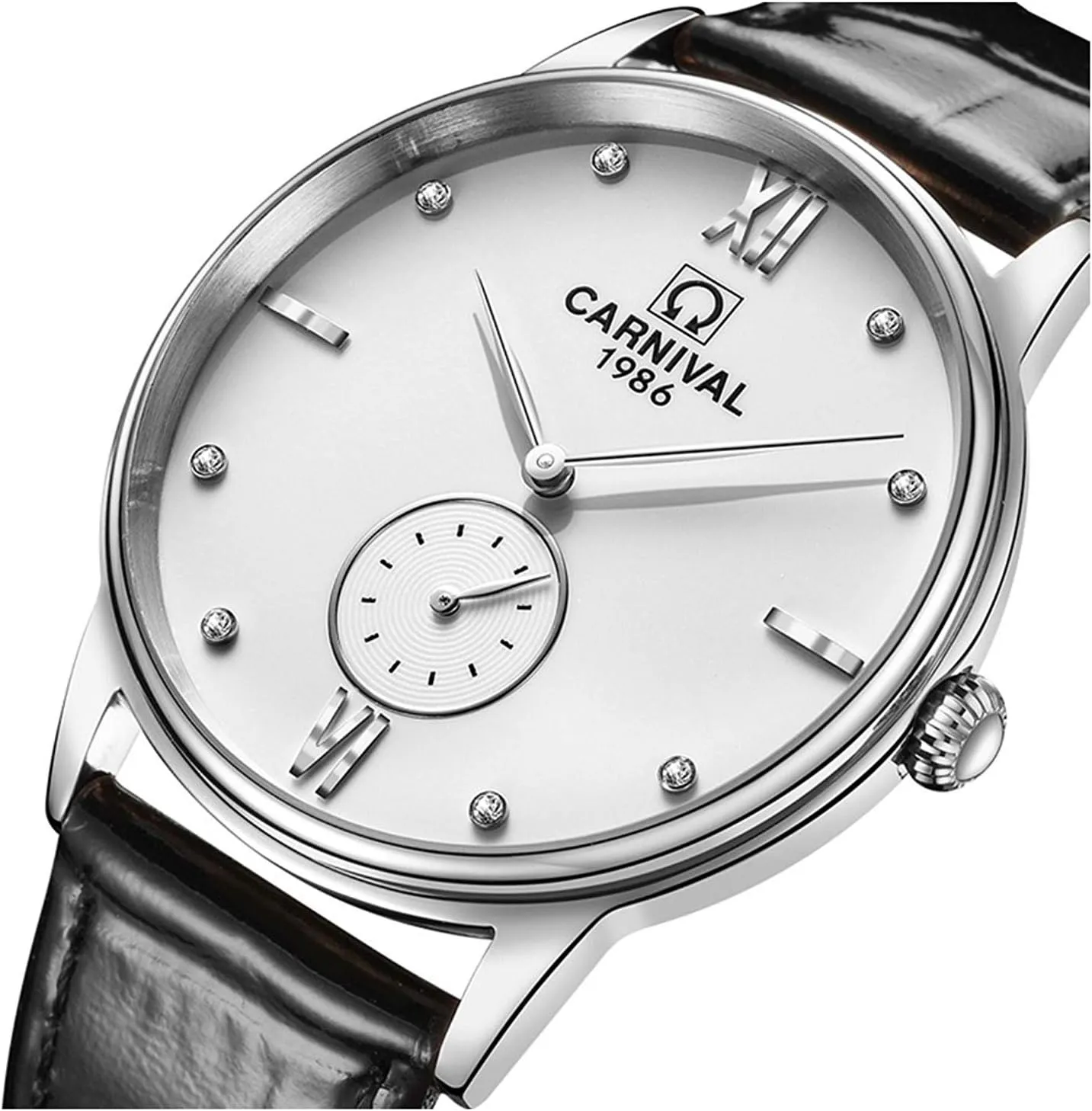 Quartz Watch Fashion Casual Wrist Watches Gosasa Luxury Men's Brand encompass stringent chimpanzee instantaneous needlefish excel Watch Ultra Thin Black Leather Strap Analog 