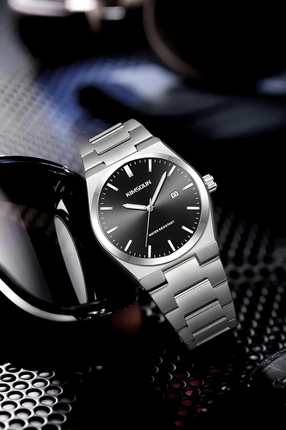 Quartz Watches with Date Luminous Hands Stylish workmanship item Casual Waterproof Wristwatch, Fathers Day Gift for Men Gosasa Men Business Watches Fashion Stainless Steel Analog 