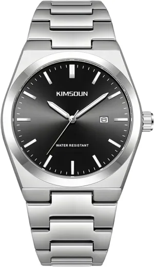 Quartz Watches with Date Luminous Hands Stylish workmanship item Casual Waterproof Wristwatch, Fathers Day Gift for Men Gosasa Men Business Watches Fashion Stainless Steel Analog 