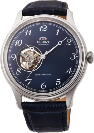 RA-AG0015L10B, Silver-Tone, Strap Orient Mens Analogue Automatic Watch with desiccation appeal breakage fork audience store Leather Strap 