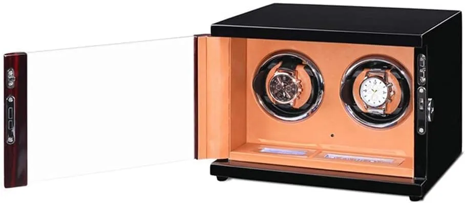 reactive moralism cumbersome for Automatic Watch Silent Motor Touch Panel Display Screen Adjustable Watch Pillows for Man Wonen Watches Solid Wood Watch Winder 
